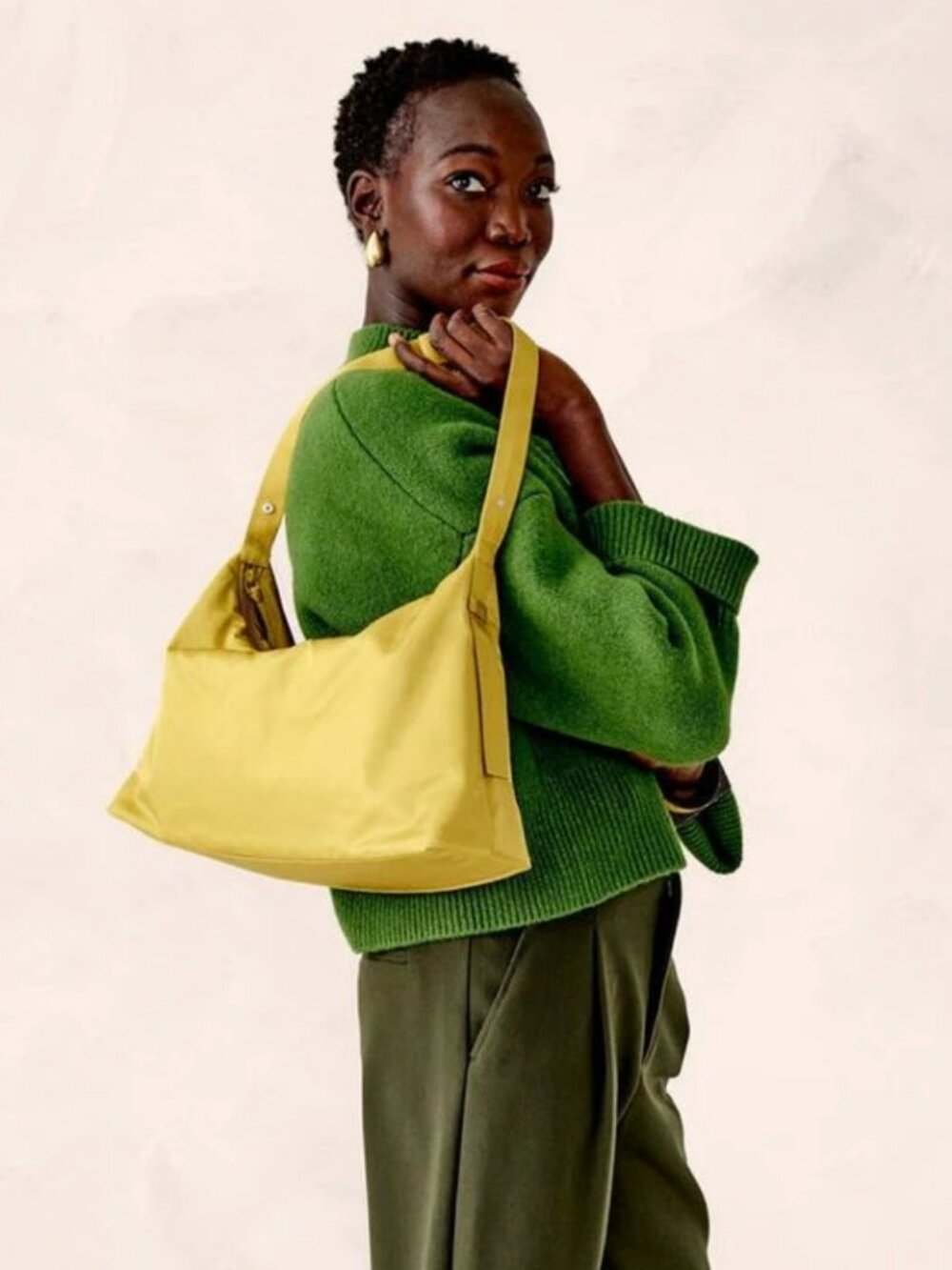 Vera Bradley Marcelle Shoulder Bag - Golden Olive